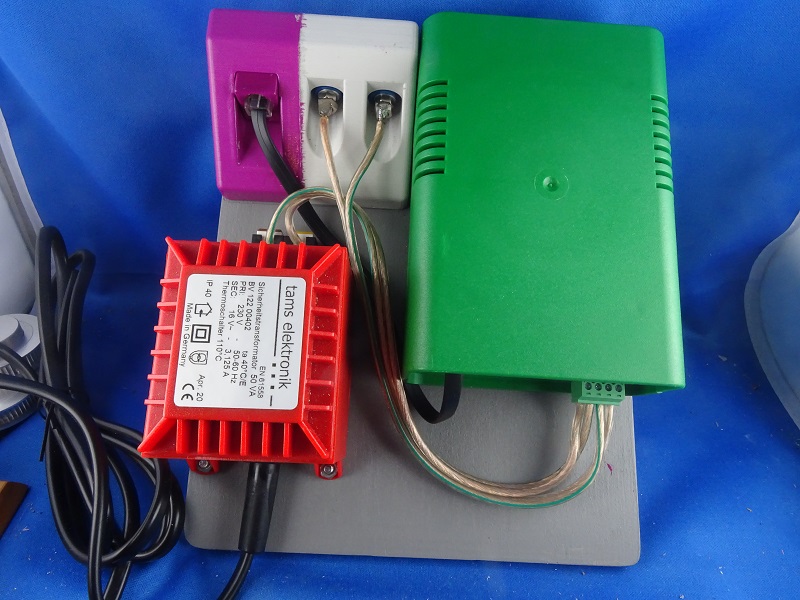 Leitungen des Boosterbrettes