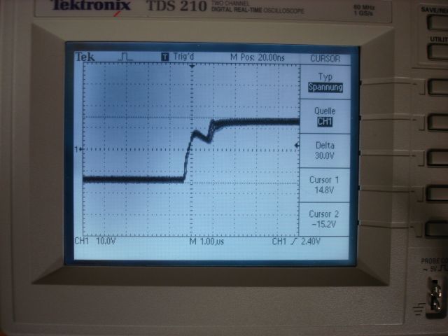 Signal bei 691mA Last