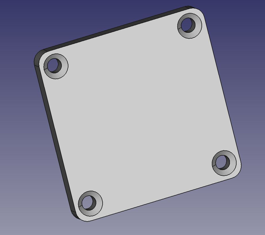 Befestigungsl�cher mit Fase