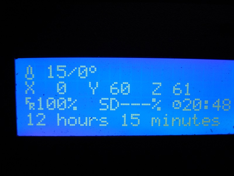 12 Stunden und 15 Minuten