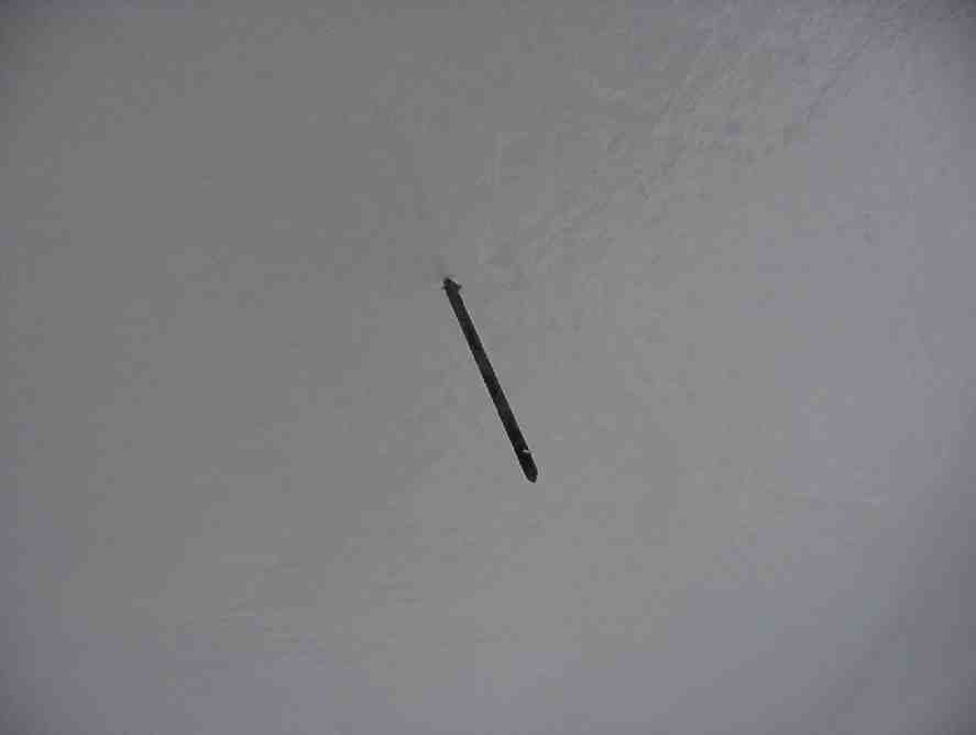 Der Stichel unter dem Modul