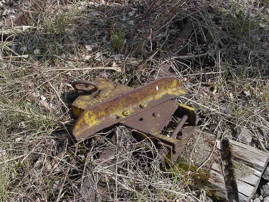 abgeschlossene Gleissperre in Jagsthausen