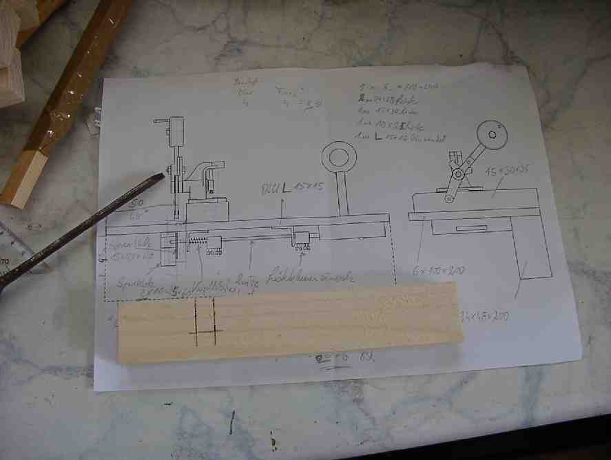 der Bau erfolgt weitgehenst aus Holz