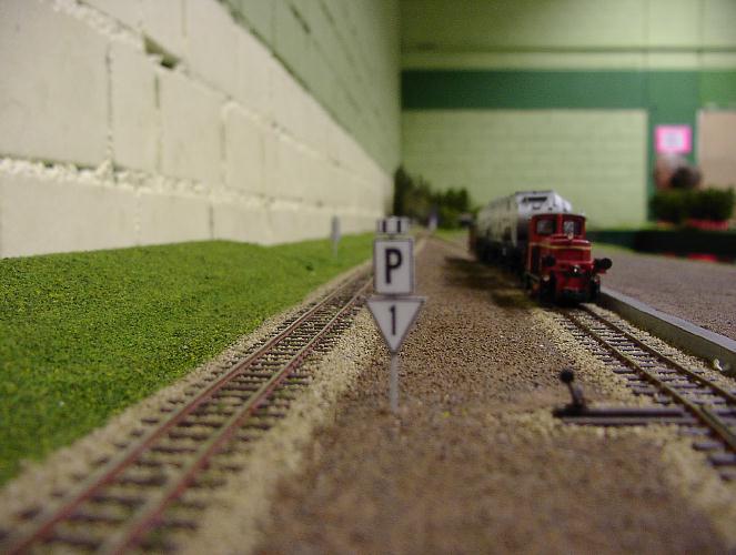 Geschwindigkeitsbegrenzung im Bhf Widdern