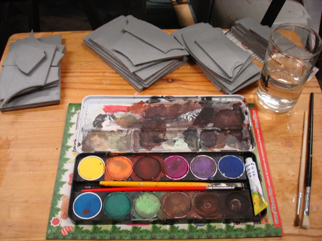 Gegossenes Stra�enelement