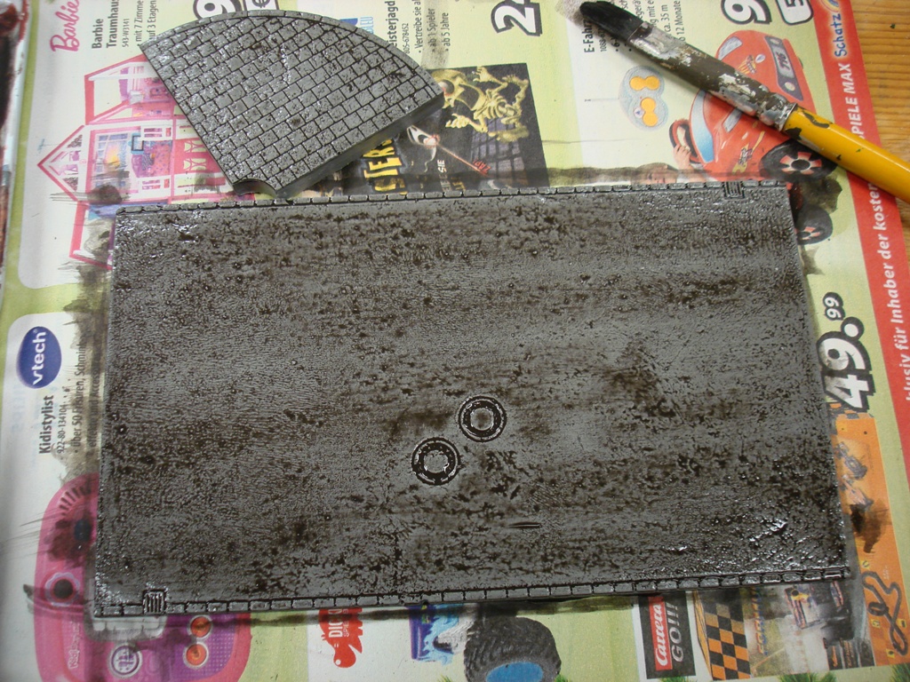 Gealterte Teerstra�e