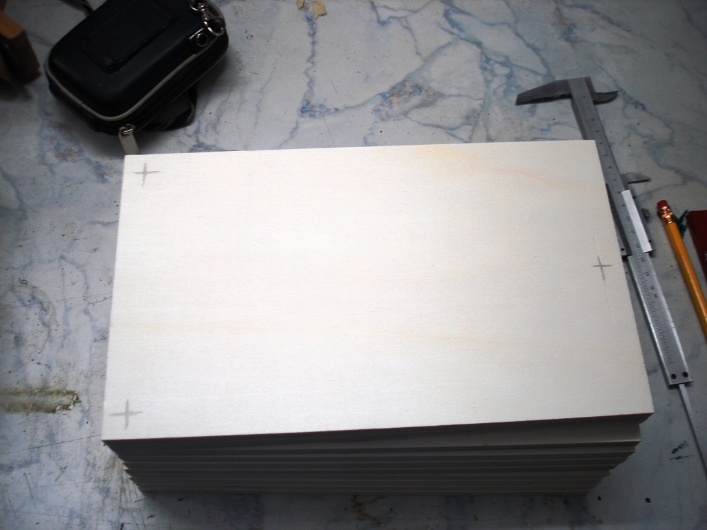 Die angezeichneten Grundplatten