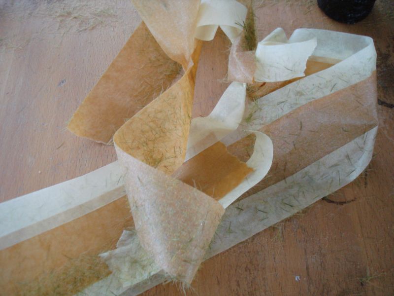 abgezogenes Klebeband