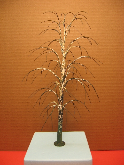 Modellbirke als Rohling