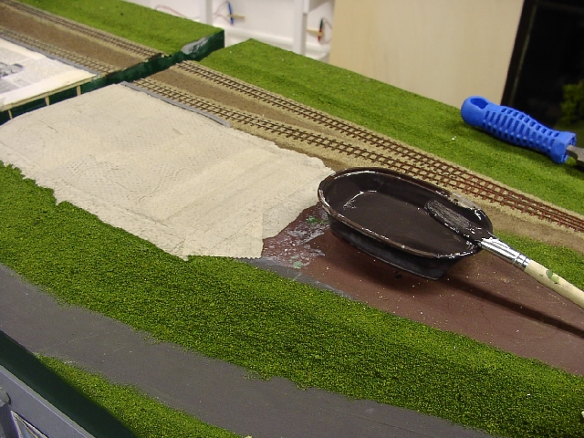 brauner Grundanstrich