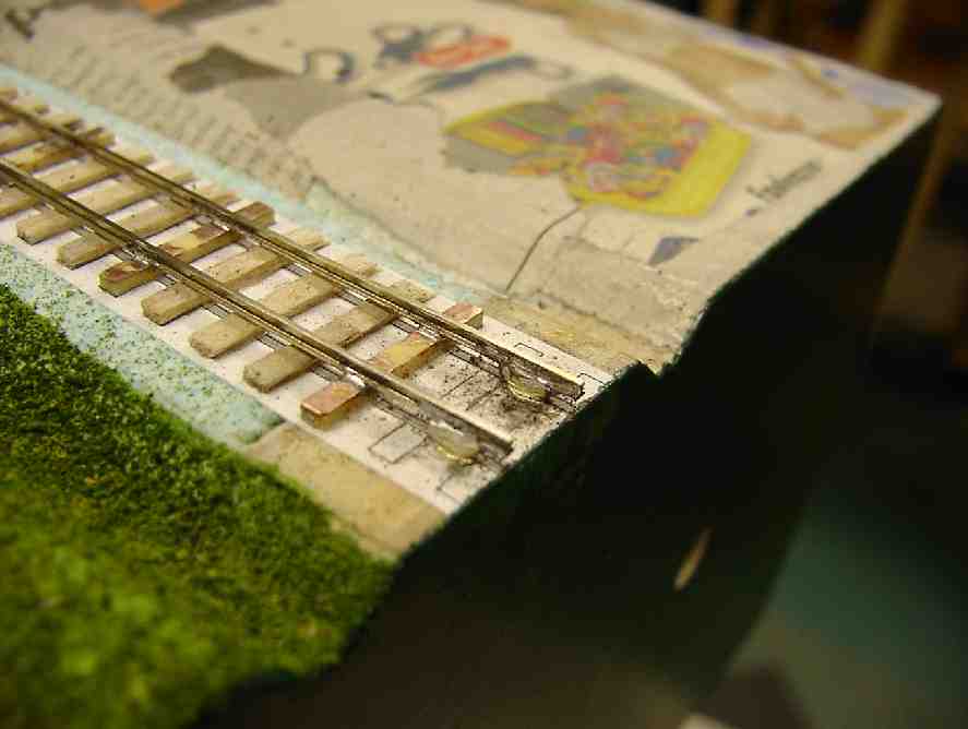 zweite Schiene verlegen