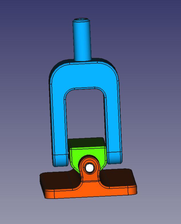 Gleisreiniger Konstruktion
