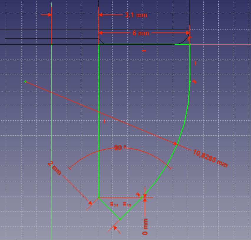 Gleisreiniger Konstruktion