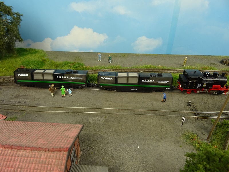 H0e-Kupplung Gleisreinigungswagen TOMIX