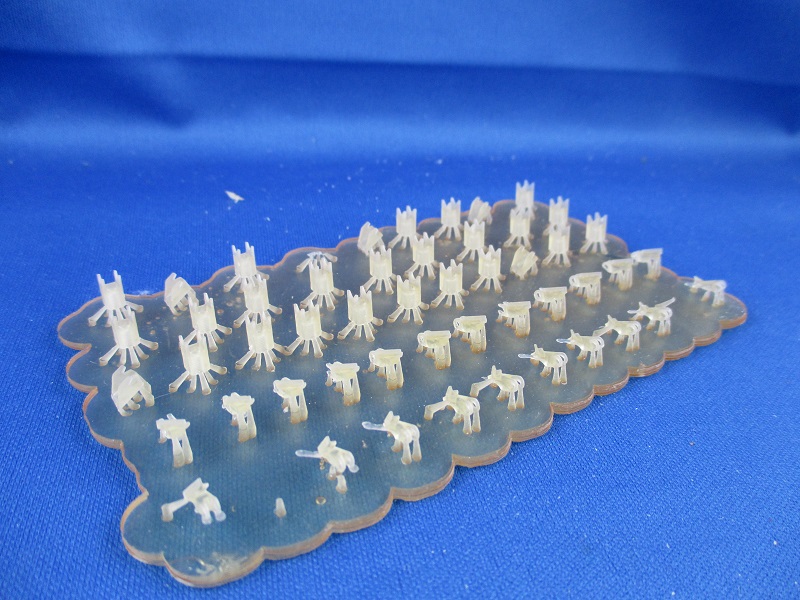 Einzelteile aus dem Drucker