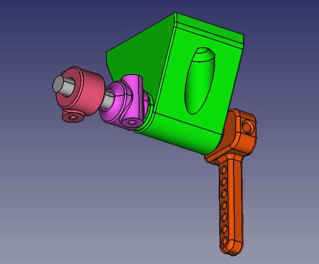 Antrieb zusammengebaut