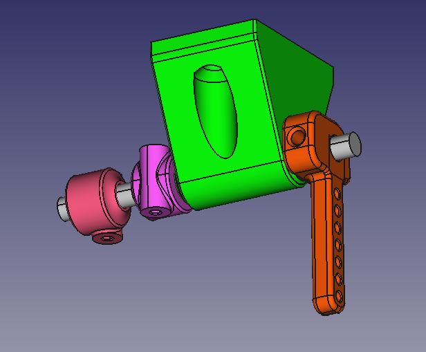 Antrieb zusammengebaut