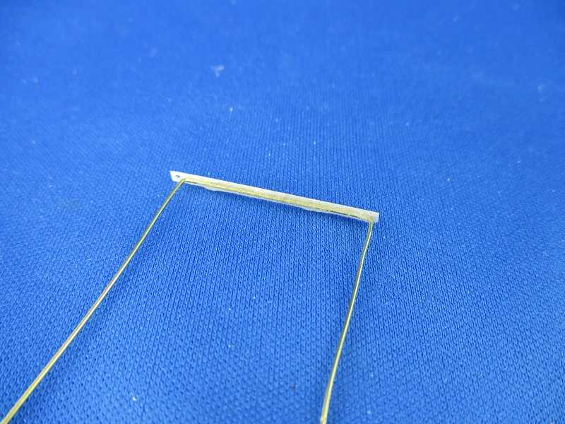 Wandhalter angeklebt
