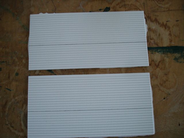 zwei Dachplatten fr das EG-Dach