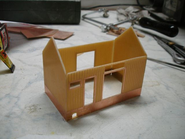 der Rohbau steht