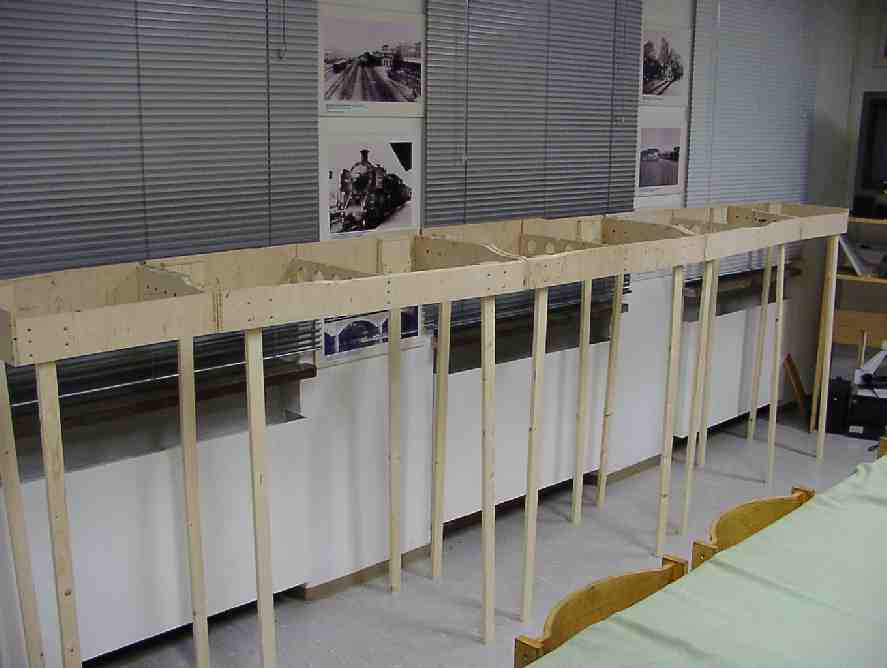 Die Modulrahmen auf Steckbeine