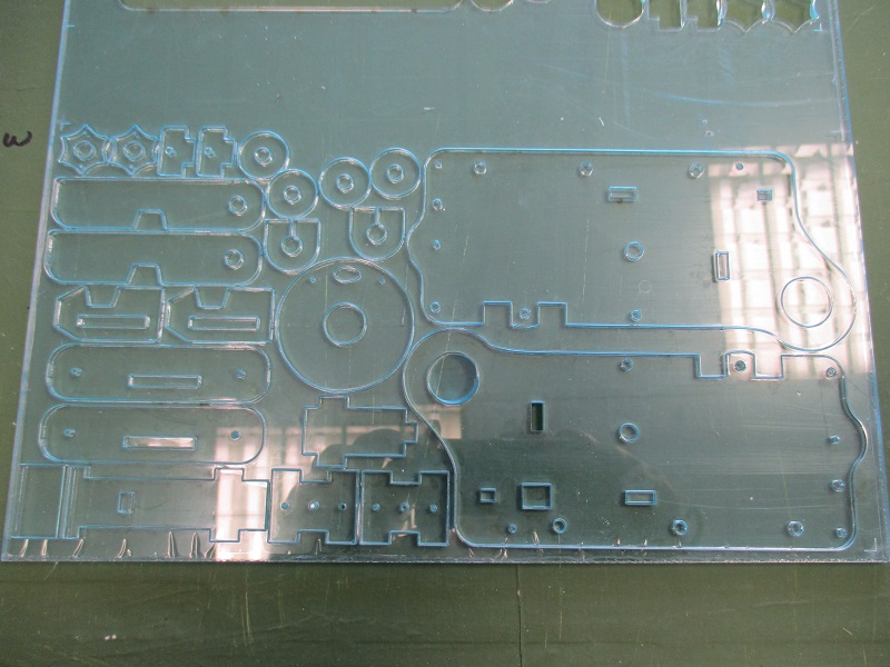 bewegliche Teile des Antriebs