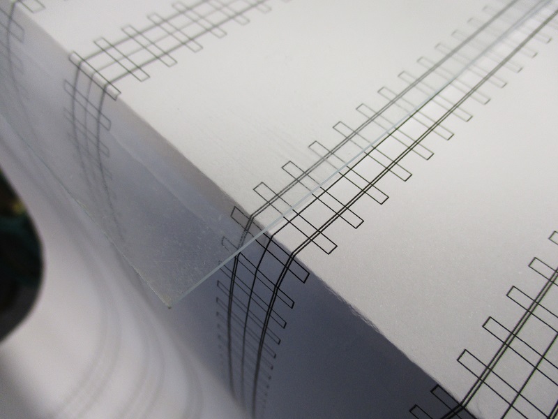 1mm dicken Acylglasplatte