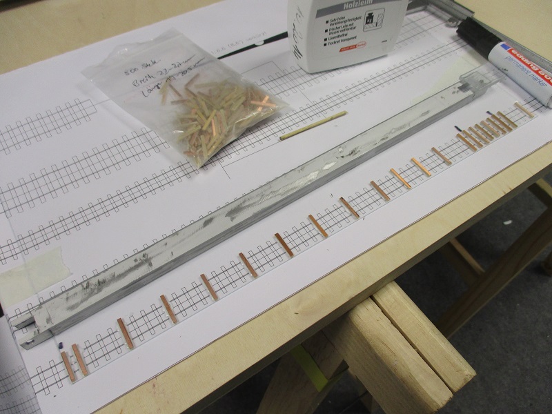 fertiges Schwellenrost