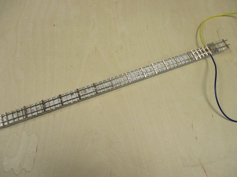 Gleisjoch als Schablone