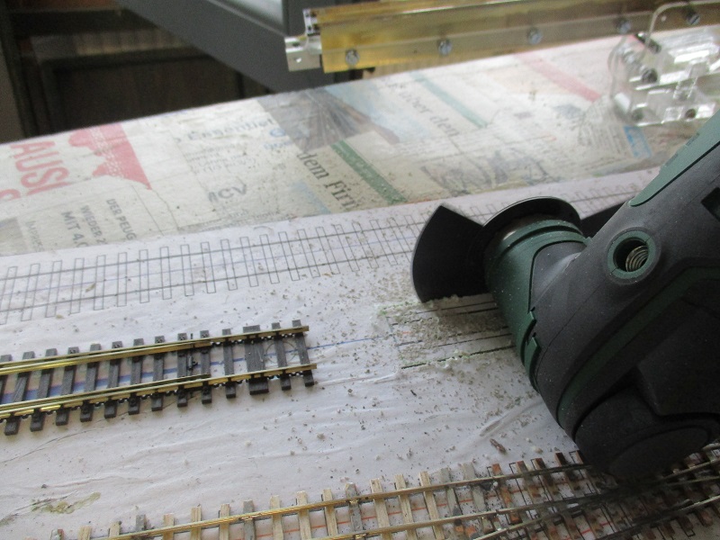 Schwingsäge im Einsatz