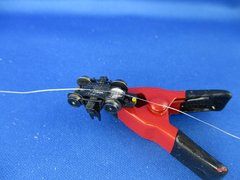 Rollbock mit Zugseil