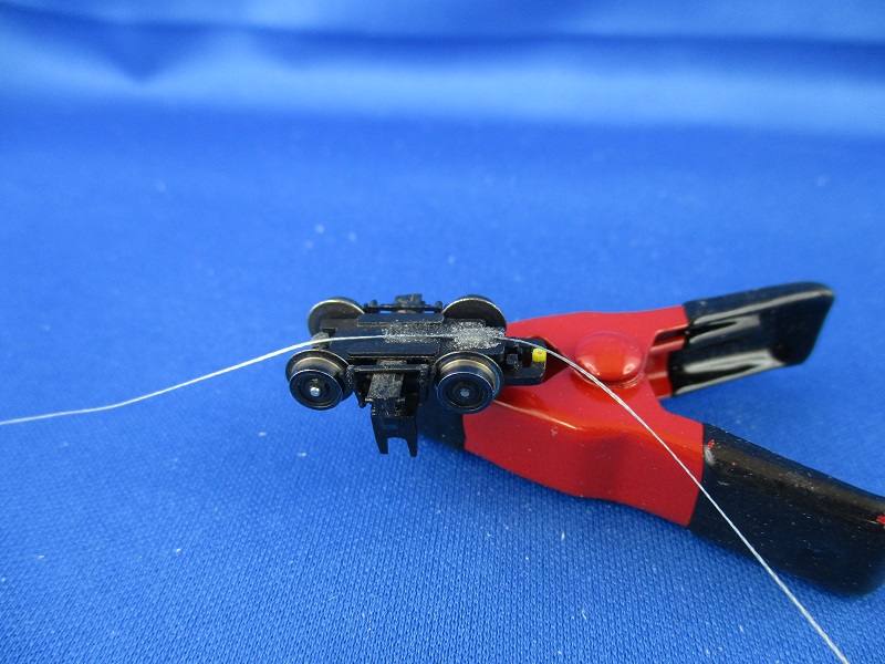 Rollbock mit Zugseil