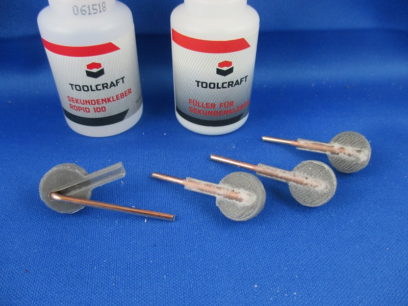 Sekundenkleber und F�ller