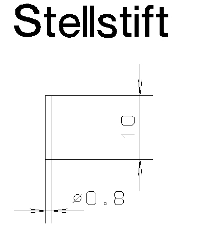 Stellstift