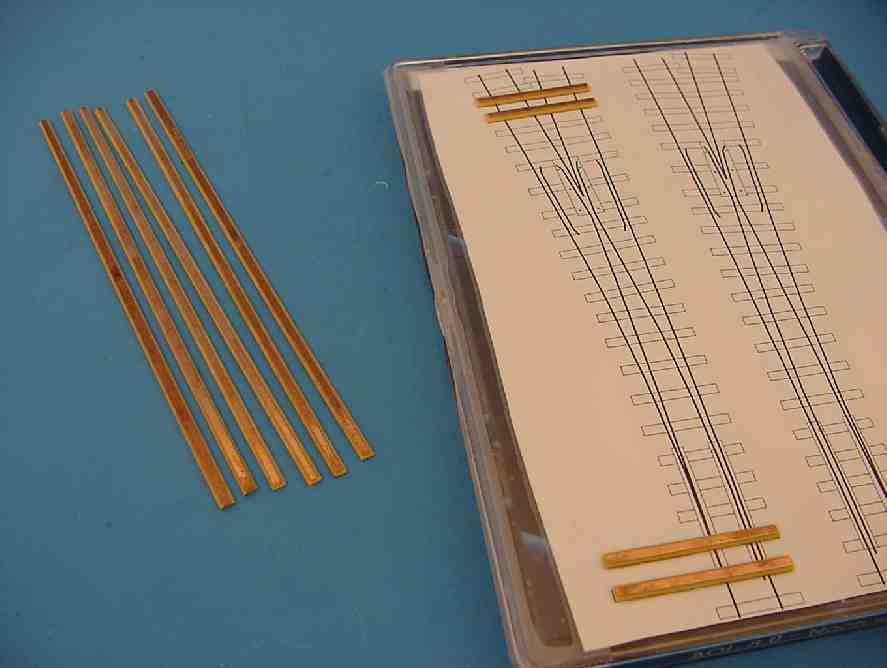 das Verlegen der Schwellen