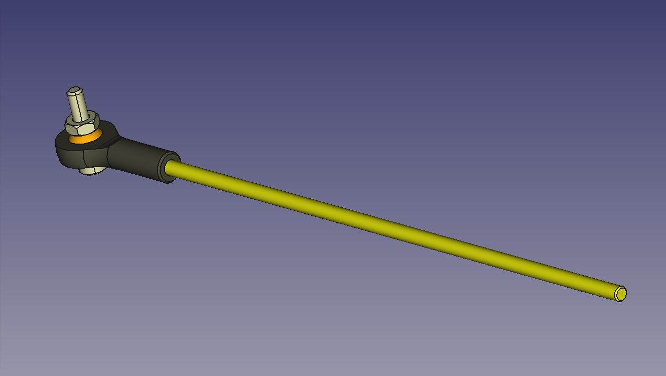 Kugellagerkopf mit Stelldraht