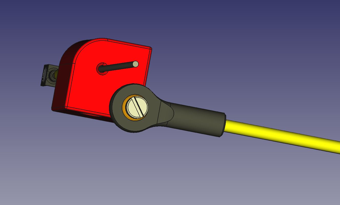 Drehklotz mit Stelldraht