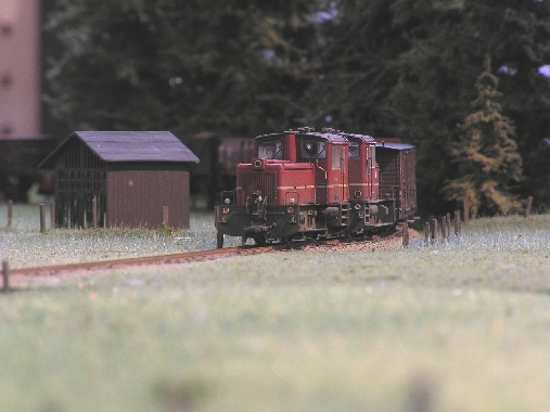 Ausfahrt in Lanken in Richtung Doerzbach, nchster Halt Widdern