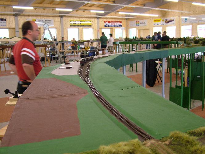 Der Bahnhof Olnhausen, Einfahrt aus M�ckm�hl