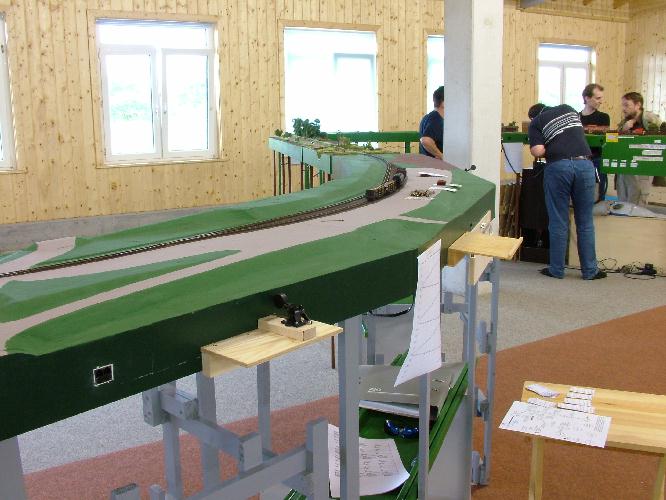 Der Bahnhof Olnhausen, Einfahrt aus D�rzbach