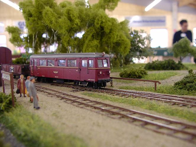 VT302 mit dem G�terzug