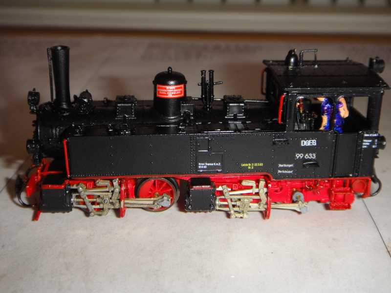 Die fertige Lok