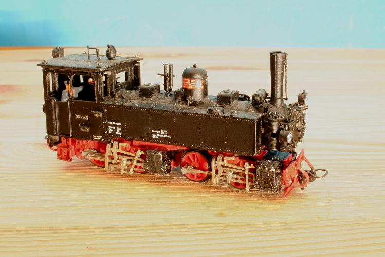Die Dampflok 99633 (Uwe Stehr)