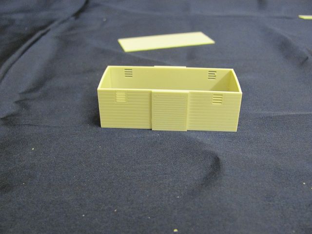 verklebter Wagenkasten