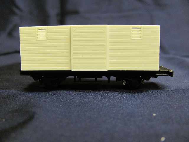 Wagenkasten auf Fahrwerk