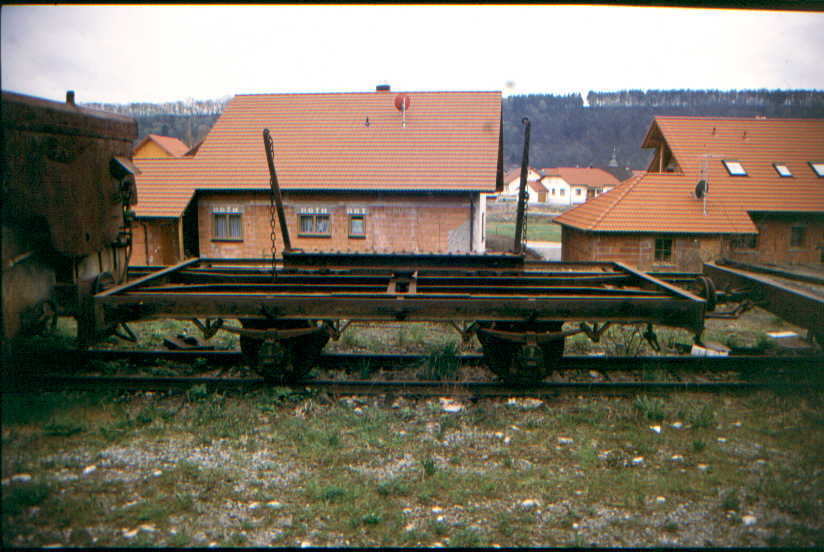 Drehschemelwagen M-D ??? im Fr�hjahr 1995 in Klepsau