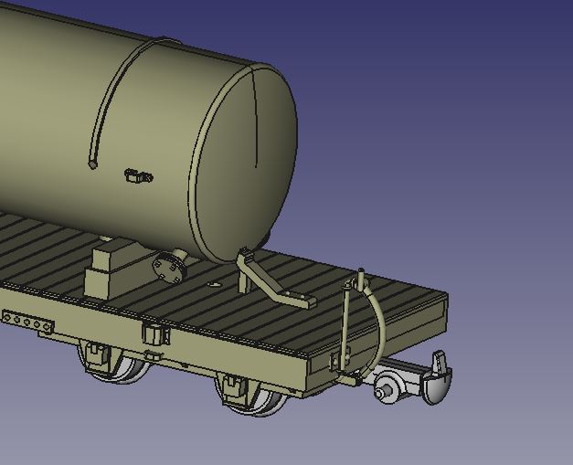 Fahrwerk des M-D 168