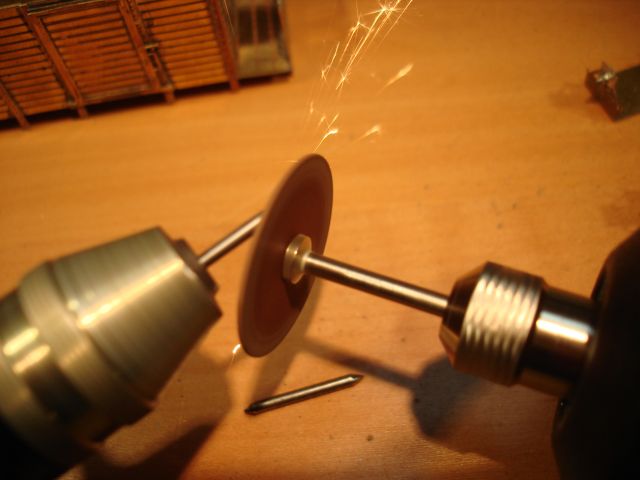 Das Schleifen der neuen Achsen