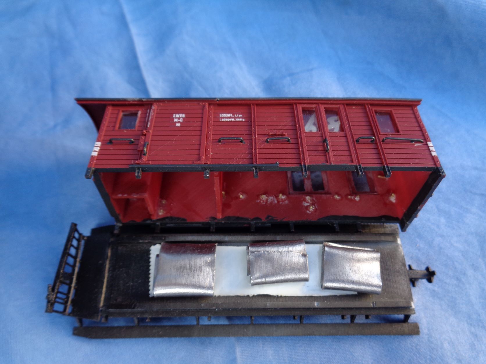 Wagenkasten lackiert