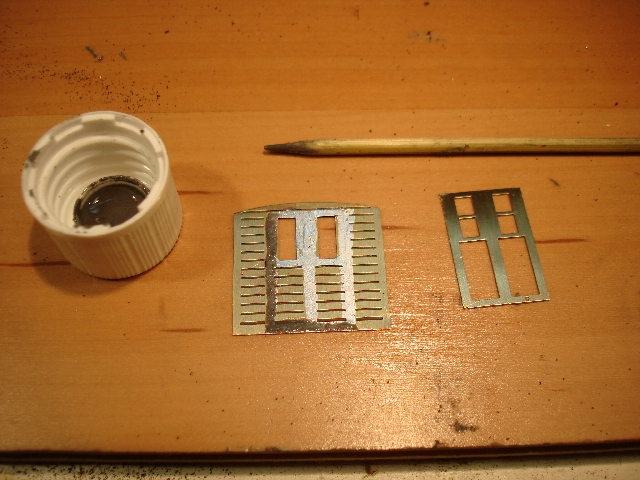 Stirnwandt�r aufl�ten